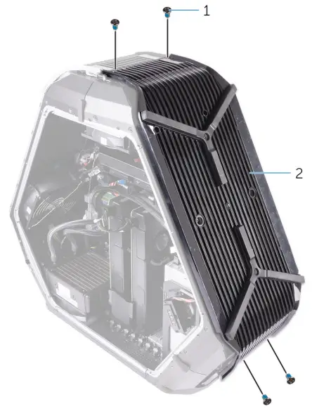 ALIENWARE Area-51 R4 Gaming Desktop - hard-drive assembly 52