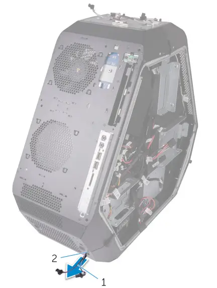 ALIENWARE Area-51 R4 Gaming Desktop - hard-drive assembly 59