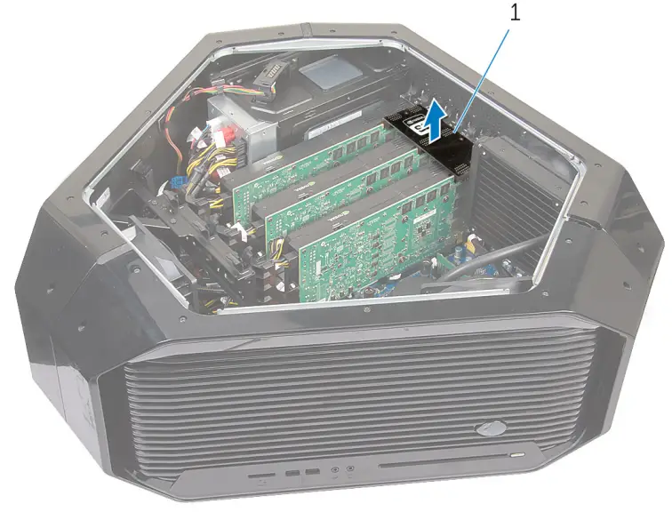ALIENWARE Area-51 R4 Gaming Desktop - hard-drive assembly 9