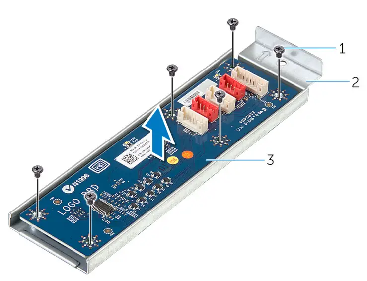 ALIENWARE Area-51 R4 Gaming Desktop - logo board