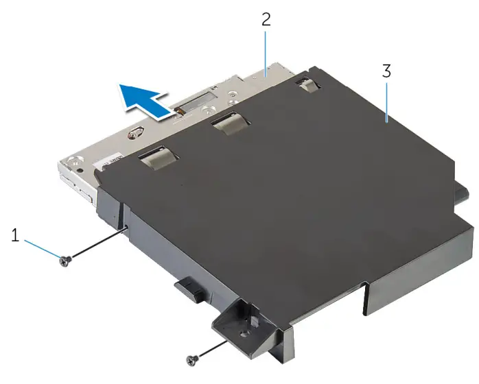 ALIENWARE Area-51 R4 Gaming Desktop - optical-drive bracket