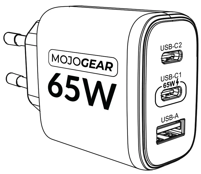 MOJOGEAR PD-546 CHARGE+ 65W Fast Charger