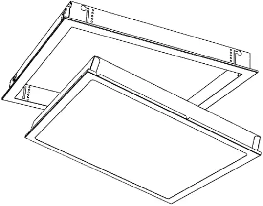 Dextra MOD RGBW Luminaire Ceiling Light A4
