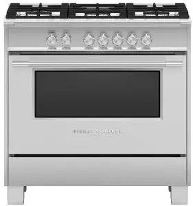 FISHER   PAYKEL OR36SCG4X1 Gas Range, 36", 5 Burners