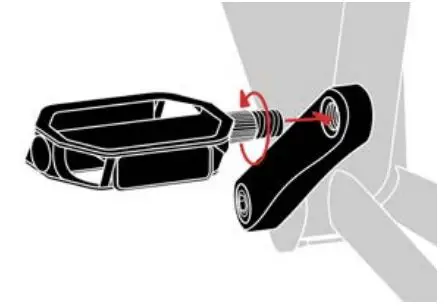 LeKKeR Amsterdam+ Bicycle eBike User Manual - LEFT pedal