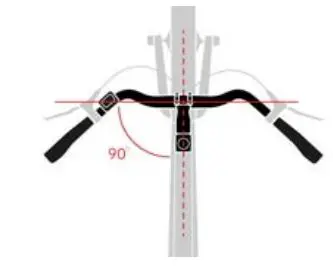 LeKKeR Amsterdam+ Bicycle eBike User Manual - align the handlebars so that they are straight and perpendicular to the frame
