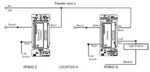 EATON RF9643-N Z Wave Plus Wireless Universal Dimmer - Accessory Dimmer