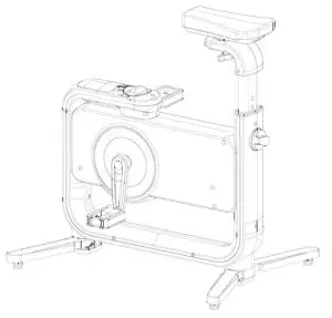 kogan FSUDSKBIKBA Home and Office Under Desk Exercise Bike