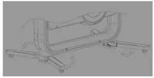 kogan FSUDSKBIKBA Home and Office Under Desk Exercise Bike- Unpack
