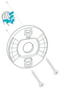 Google Nest T3007ES Smart Thermostat for Home - screws