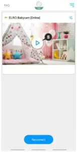 ELRO Babycam app