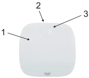 ADLER AD8176 180 kg Base - Batteries