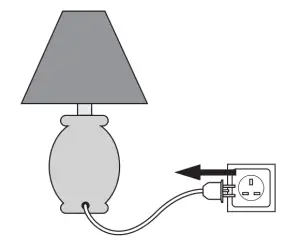 RA2 SELECT RRQ P20-240 Plug-In Lamp Dimmer - figure 1