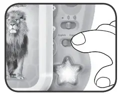 Leap Frog 80-609540 100 Animals Book - LANGUAGE SWITCH