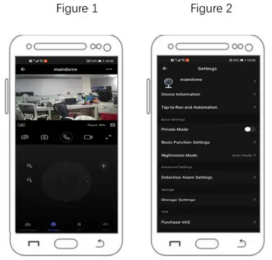 View live video Figure 1 and 2
