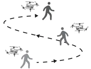Attop W11 Foldable FPV RC Drone-follow