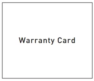 Warranty Card