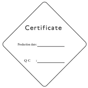 Certificate of QC Pass