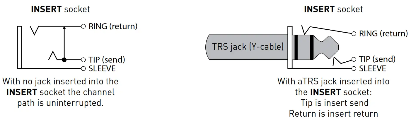 Focusrite Clarett OctoPre 8 CH Mic Preamp and AD DA Converter - INSERT socket