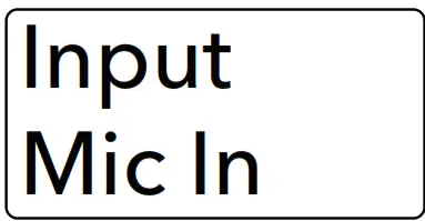 Saramonic Vlink2 2.4 GHz Wireless Microphone- Input Setting