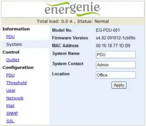 graphical user interface, table