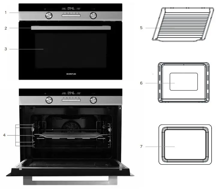 INVENTUM IMC6150RK Built-In Oven with Microwave Instruction Manual - appliance description