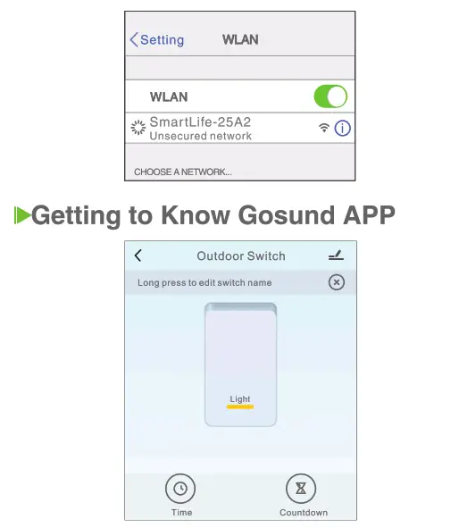 gosuna smart Wifi Light Switch 3-way Kit - getting
