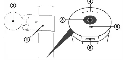 Fontiso CGMA0009A0 Shime Mini Portable Massage Gun FIG 1