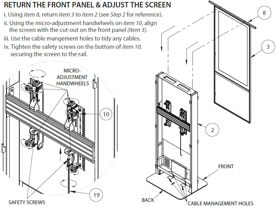 BTECH BT7005 Single Screen Digital Signage Kiosk-11