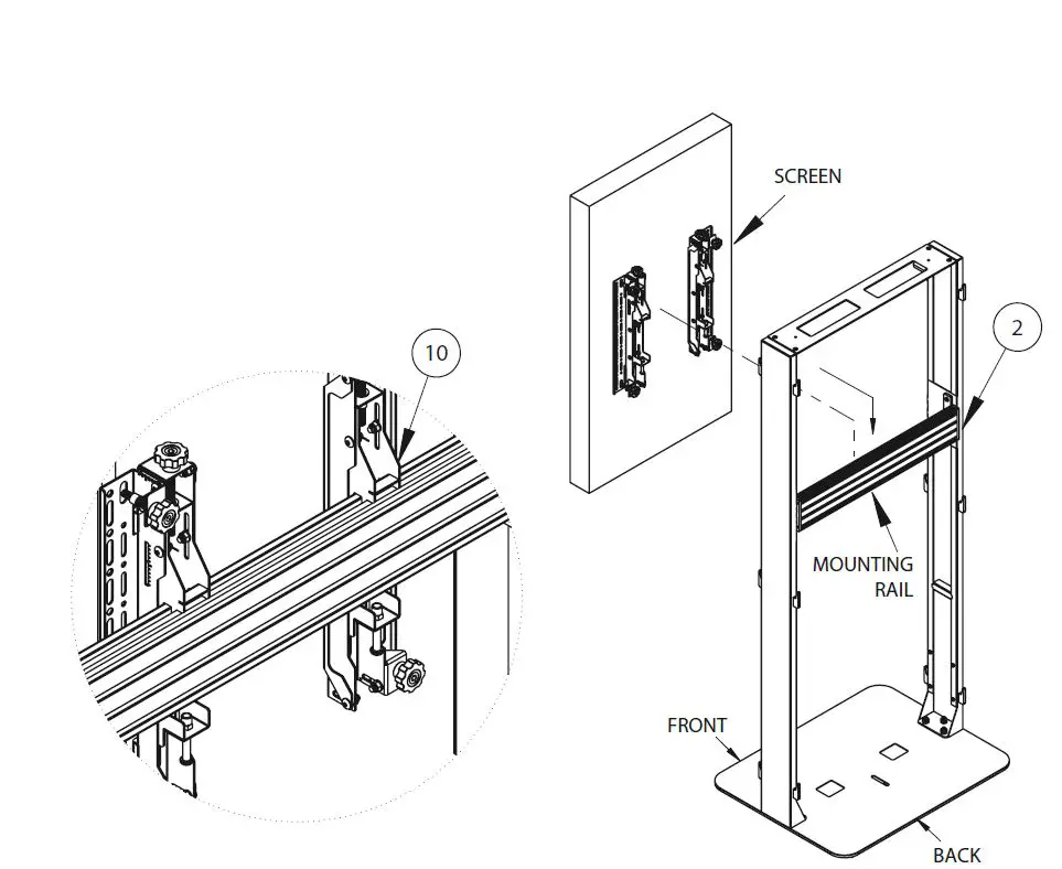 BTECH BT7005 Single Screen Digital Signage Kiosk-9