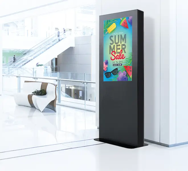 Btech Bt7005 Single Screen Digital Signage Kiosk Installation Guide