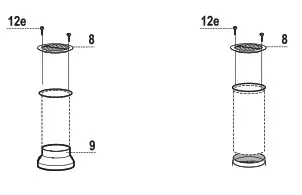 AIR OUTLET – RECIRCULATION VERSION