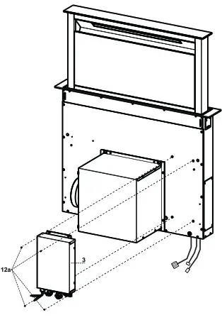 Connect the Electric cables that come out