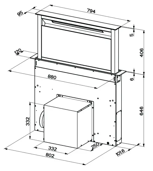 FRANKE FDW 908 IB XS - Dimensions 1