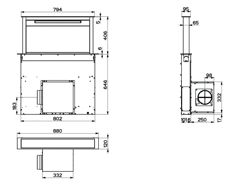 FRANKE FDW 908 IB XS - Dimensions 2