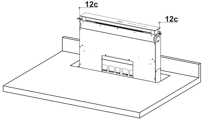 Insert the Hood Canopy into the cooker top