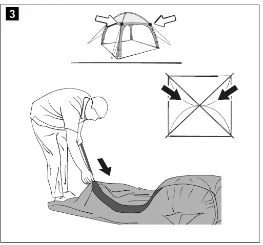Kampa CT9034 Poled Shelter 300 fig 2