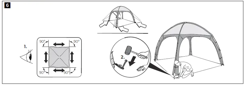 Kampa CT9034 Poled Shelter 300 fig 5