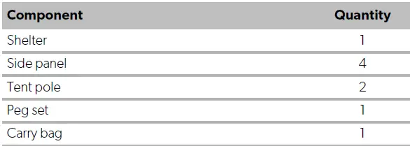 Kampa CT9034 Poled Shelter 300 fig 8