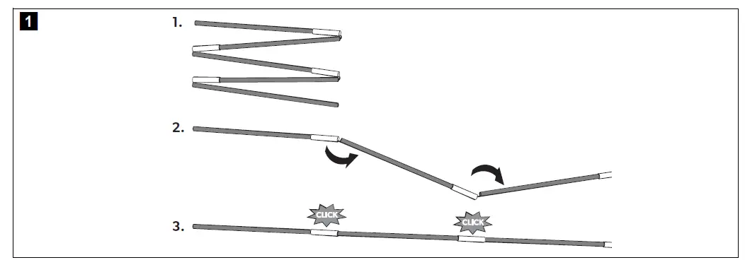 Kampa CT9034 Poled Shelter 300
