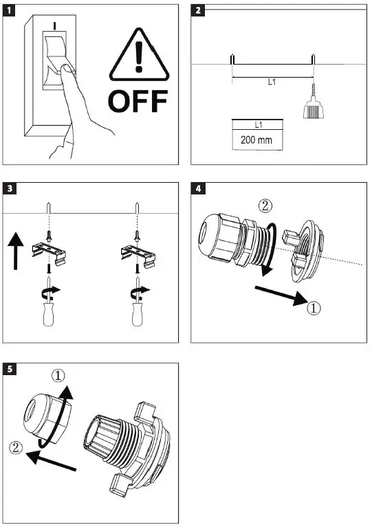 anslut 016232 LED Luminaire 1