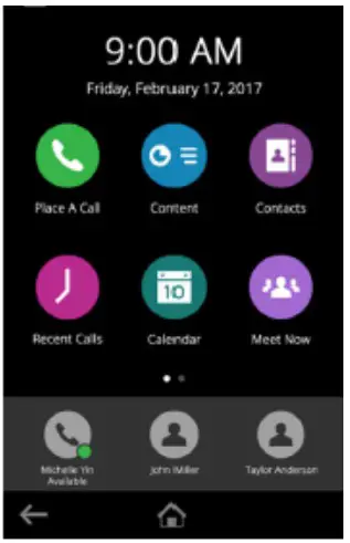 VEXUS Polycom Trio 8500 Conference Telephone - Phone Screens 1