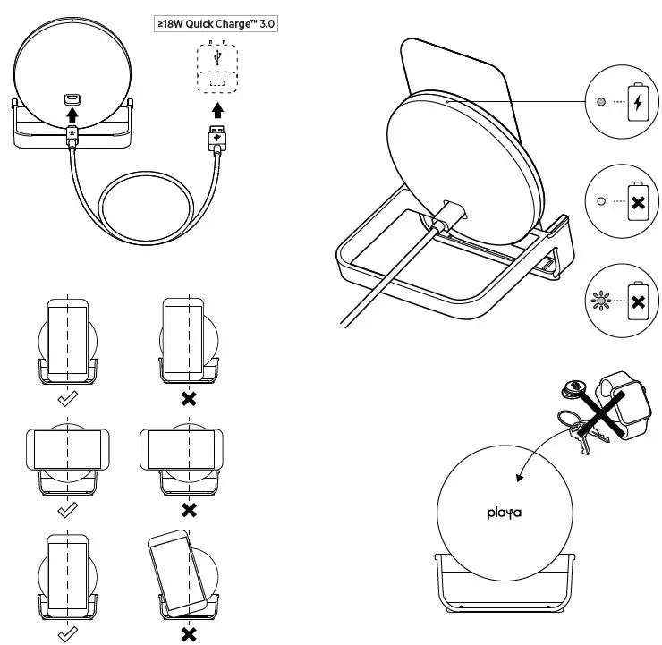 belkin PW0005V2 10W Wireless Charging Stand fig1