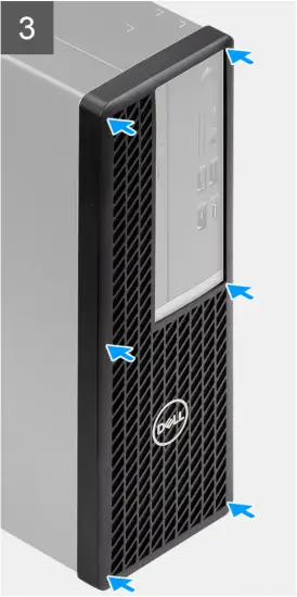 OptiPlex 5090 -Dust Filter - Steps 3