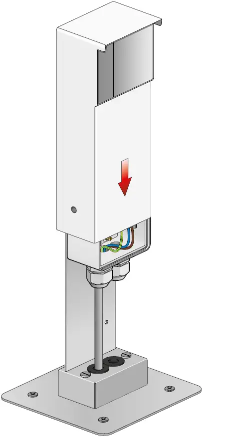 niko-PM7XX-Garden-Post-with-Spike-FIG-9