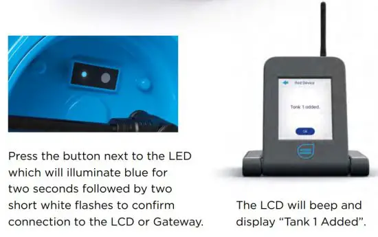 FIG 11 Ensure the LCD is in the “Add Device” screen