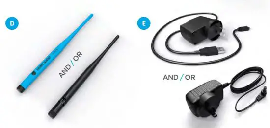 FIG 3 Components in the kit