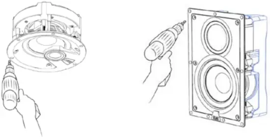 Mounting the speaker