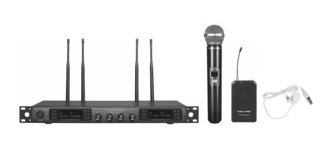 Phenyx Pro Selectable Frequency Uhf Quad Channel Wireless Microphone System Owner's Manual Phenyx Pro Selectable Frequency Uhf Quad Channel Wireless Microphone System Owner's Manual