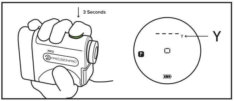 PRECISION PRO NX2 Golf Rangefinder - fig 1